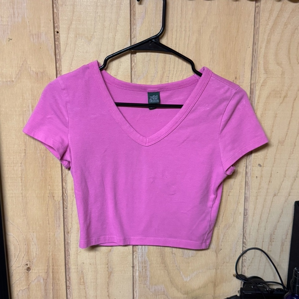 Wild Fable Pink Crop Top - Small